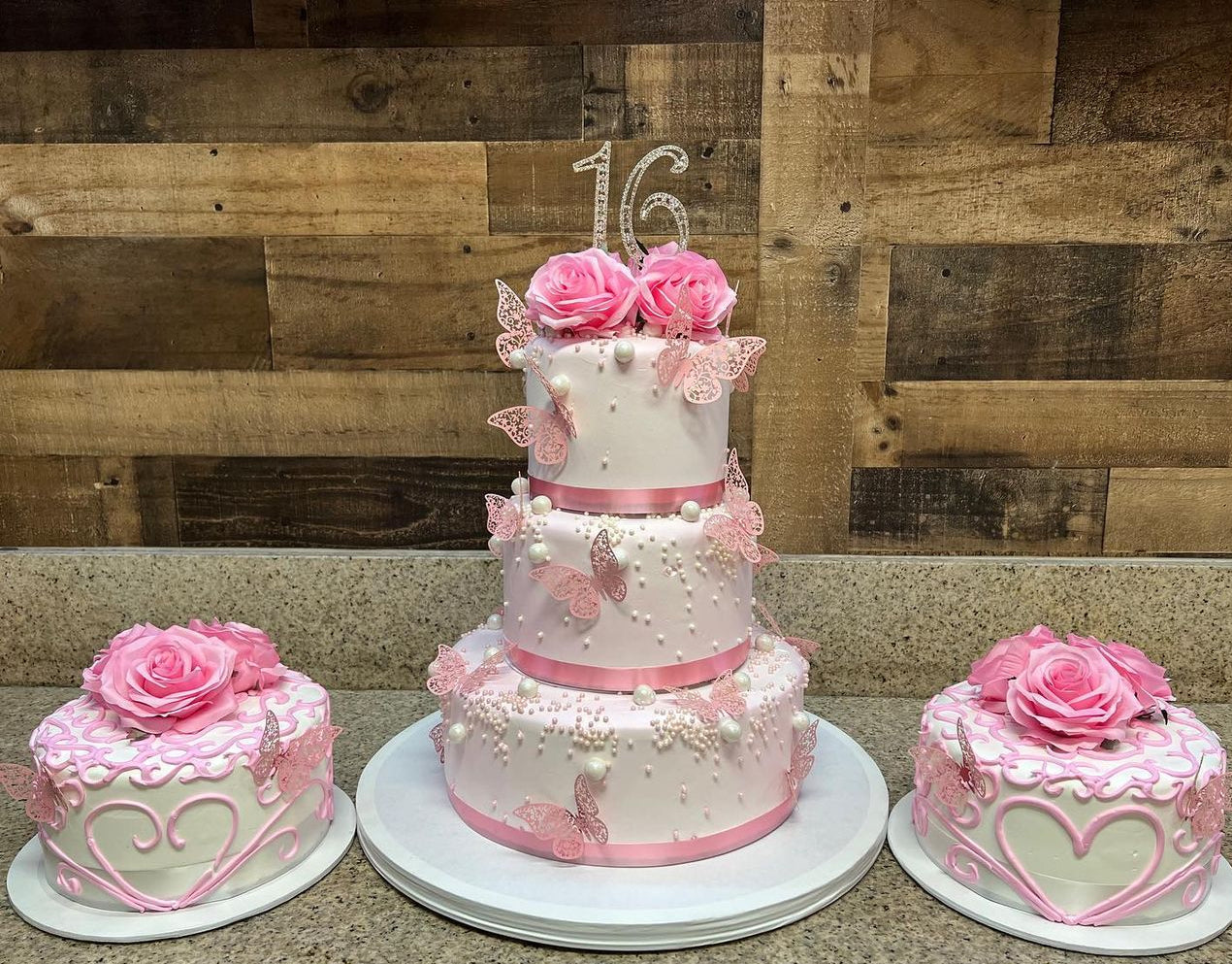 3 tier Custom Buttercream Cake