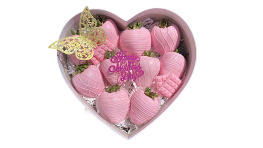 Classic Strawberry Heart Box